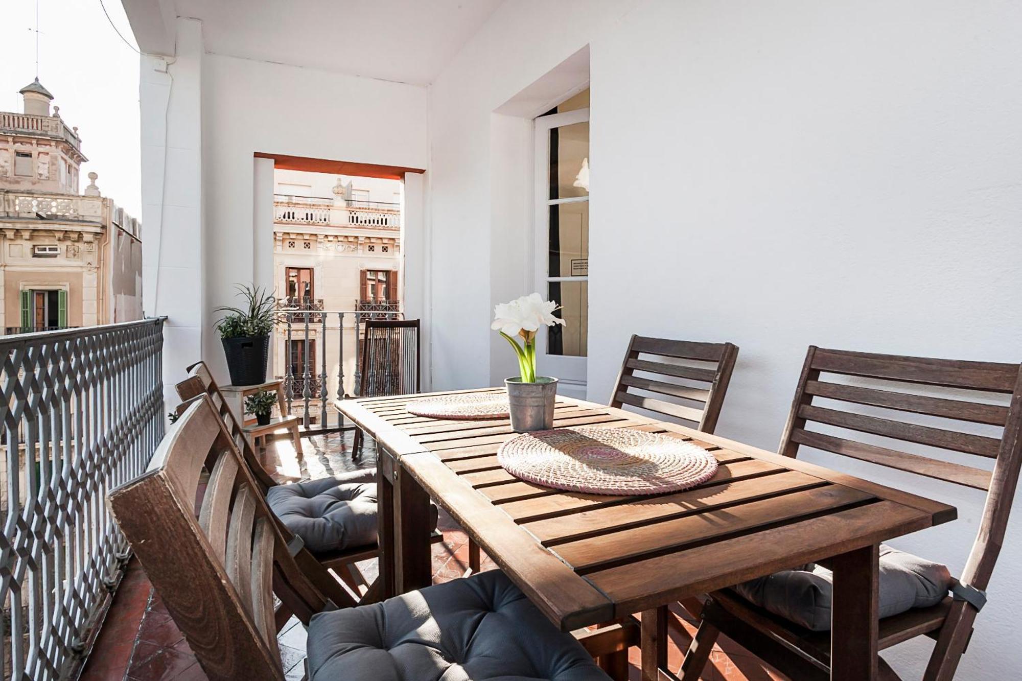 Beautiful Apartment With Terrace In Barcellona Esterno foto